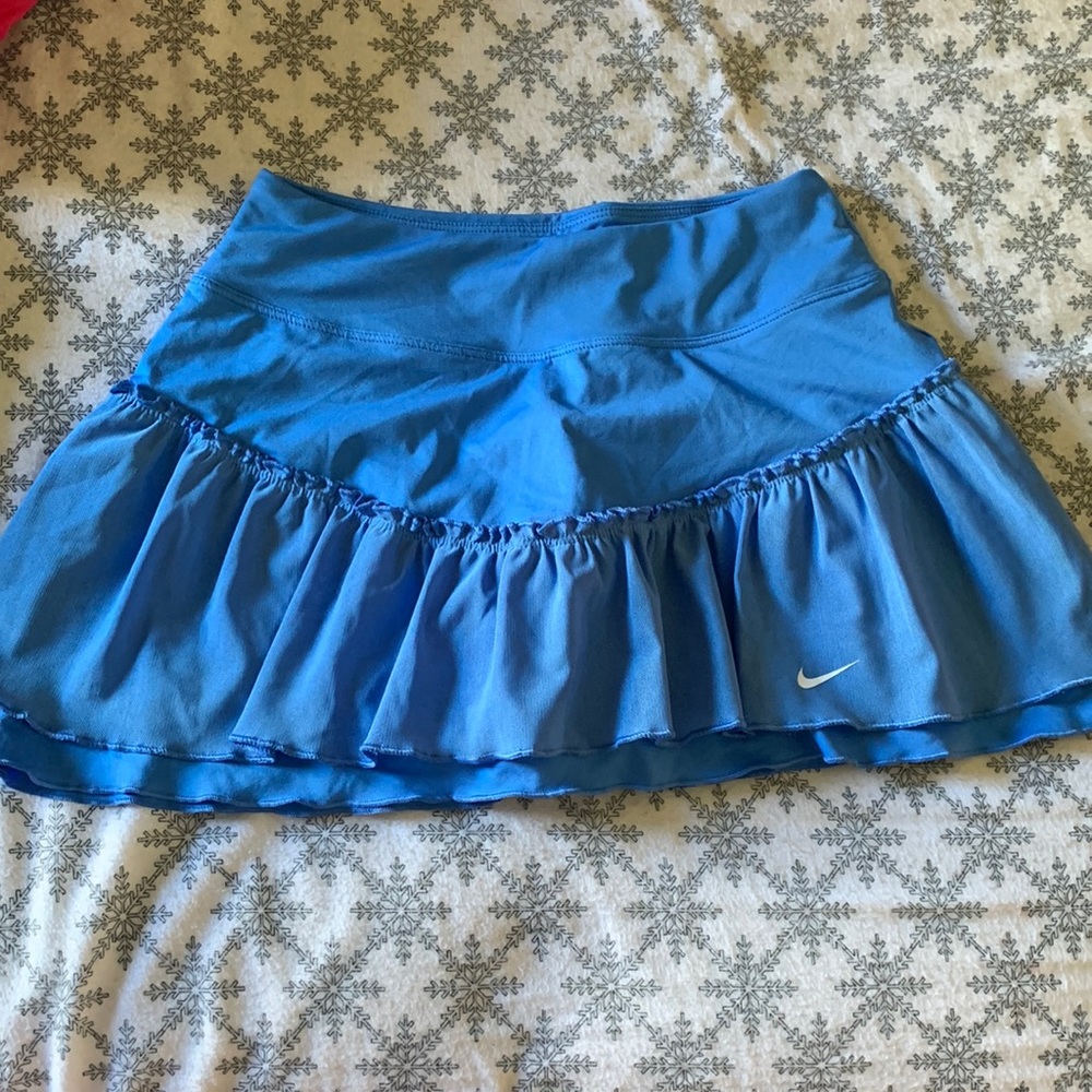 Nike blue tennis skirt
